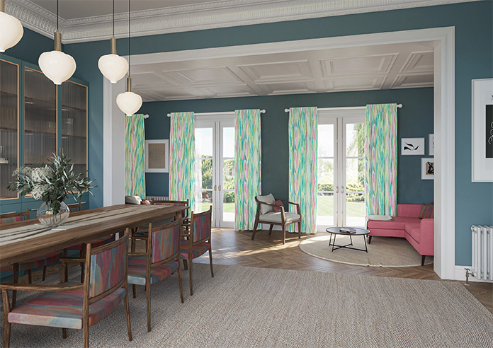 Bombay Velvet, Tropical Punch - Made to Measure Curtain - Image 8